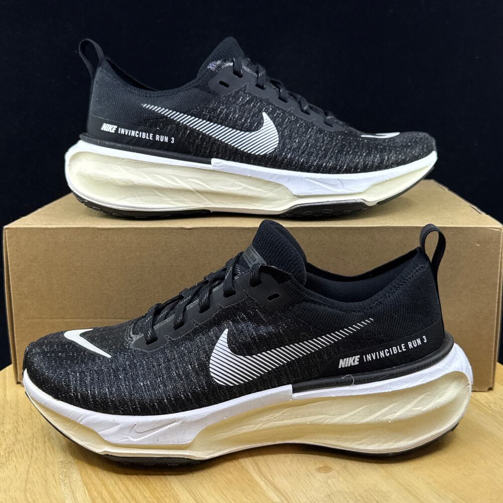 Nike ZoomX Invincible 3 Running Shoes Womens Size 8 Black White DR2660-001